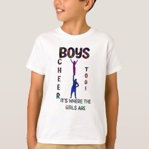 Jungen jubeln T-Shirt