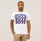 Jungen-Jungen-Jungen T-Shirt (Vorne ganz)