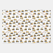 Jungen-Kachelbau-Party Geschenkpapier Set (Vorderseite 3)