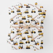 Jungen-Kachelbau-Party Geschenkpapier Set (Beispiel)