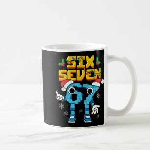 Jungen Kinder 67 Weihnachten Six Seven Meme Weihna Kaffeetasse