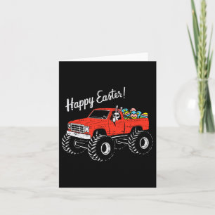 Jungen Kinder Happy Oster Lkw Ostereier Kleinkind Karte