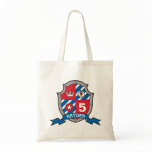 Jungen Kinder Ritter Schild Name Adler blau rot