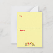 Jungen Klassenzimmer Valentine Cards Mitteilungskarte (Rückseite)