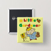 Jungen-kleine Gärtner-T-Shirts und Geschenke Button (Vorne & Hinten)