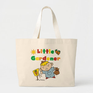 Jungen-kleine Gärtner-T-Shirts und Geschenke Jumbo Stoffbeutel