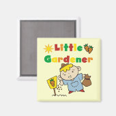 Jungen-kleine Gärtner-T-Shirts und Geschenke Magnet (Vorderseite/Rückseite)
