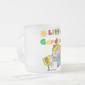 Jungen-kleine Gärtner-T-Shirts und Geschenke Mattglastasse (Vorderseite Links)