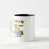 Jungen-kleine Gärtner-T-Shirts und Geschenke Zweifarbige Tasse (Vorderseite Links)