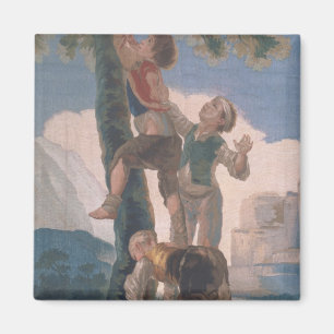 Jungen-Klettern Francisco Jose de Goya y Lucientes Magnet