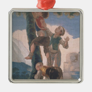 Jungen-Klettern Francisco Jose de Goya y Lucientes Ornament Aus Metall