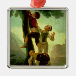 Jungen-Klettern Francisco Jose de Goya y Lucientes Ornament Aus Metall