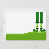 Jungen Kobold-St Patrick Tageseinladung Einladung (Rückseite)