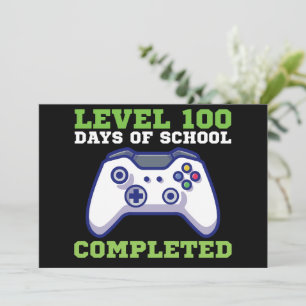 Jungen Level 100 Tage Schule abgeschlossen  Einladung