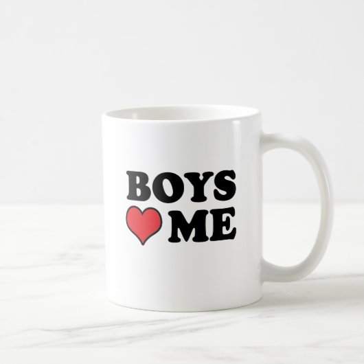 JUNGEN LIEBEN MICH KAFFEETASSE (Rechts)