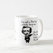 Jungen-lustige Tasse Edgar Allan Poe oder (VorderseiteRechts)