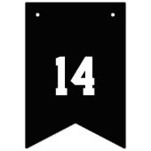 Jungen Mädchen Fußball Geburtstagsparty Brauch Wimpelkette (Zweite Fahne)