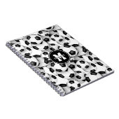 Jungen Mädchen Fußball Muster Sport Notizblock (Rechte Seite)