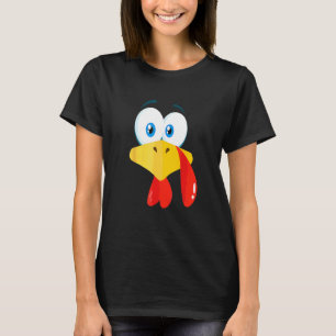 Jungen Mädchen Kinder Thanksgiving-Trott Truthahn- T-Shirt