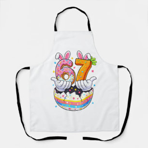 Jungen Mädchen Ostereier Lustiger Hase Sechs Siebe Schürze