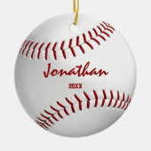 Jungen Mädchen Sportgeschenke Baseball Softball Keramik Ornament (Vorne)