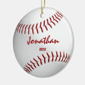 Jungen Mädchen Sportgeschenke Baseball Softball Keramik Ornament (Links)