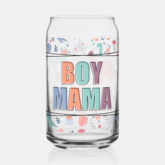 Jungen Mama Dosenglas (Links)