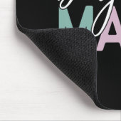 Jungen-Mama Est 2025 Schwangerschaft Mama wird neu Mousepad (Ecke)