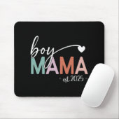 Jungen-Mama Est 2025 Schwangerschaft Mama wird neu Mousepad (Mit Mouse)