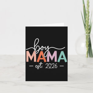 Jungen-Mama est 2026 Jungen-Mama-Schwangerschaft M Karte