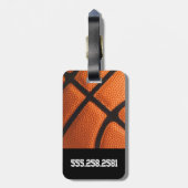 Jungen-männlicher Gepäckanhänger (Rückseite vertikal)