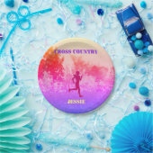 Jungen mit Regenbogen Pappteller (Party)