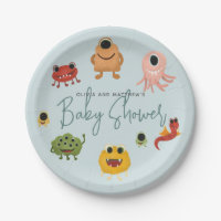Jungen Moderne Niedliche Monster Babydusche