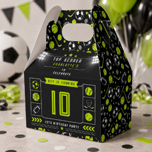 Jungen moderne schwarze Sportartikel zum 10. Gebur Geschenkschachtel