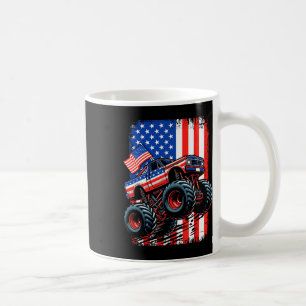 Jungen Monster Truck Usa Flagge Monster Truck 4. J Kaffeetasse