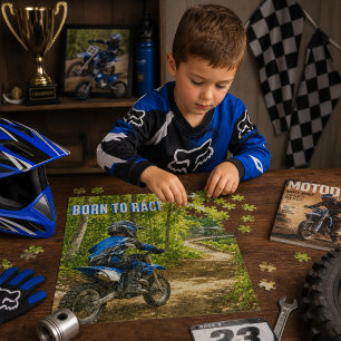 Jungen-Motocross-Rätsel-Geschenk Puzzle