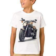 Jungen Motorrad-Shirt
