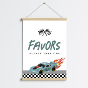 Jungen Niedlich zwei Fast 2. Geburtstagskarren bev Poster