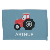 Jungen Niedlicher Zuchttiertraktor Name Kinder Kissenbezug (Vorderseite-Links)