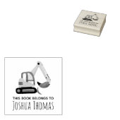 Jungen Niedliches BauDigger Kinder Buchzeichen Gummistempel (Stempel)