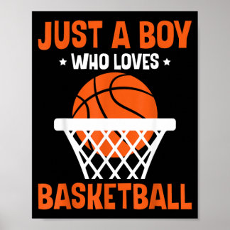 Jungen nur ein Junge, der Baseball liebt Bball Poster