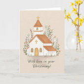 Jungen oder Mädchen Christening Church Card Karte (Gelbe Blume)