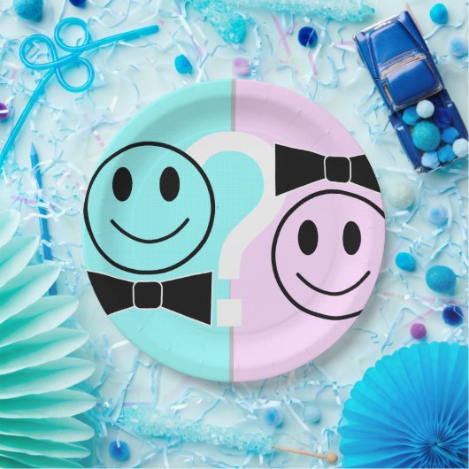 Jungen- oder Mädchen-Party Pappteller (Party)