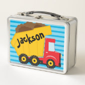 Jungen-personalisierter Metall Lunch Box (Vorderseite)