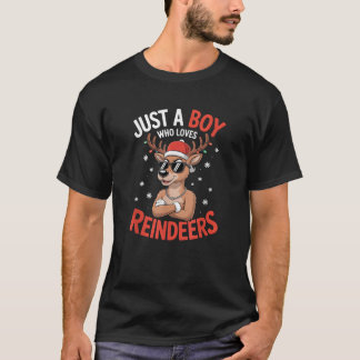 Jungen Rentiere  T-Shirt