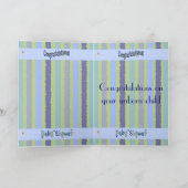 Jungen-Schaukelpferd Karte (Innenseite)