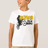Jungen-Schmutz-Fahrrad-T - Shirt (Vorderseite)