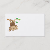 Jungen-schwingaffe Visitenkarte (Rückseite)