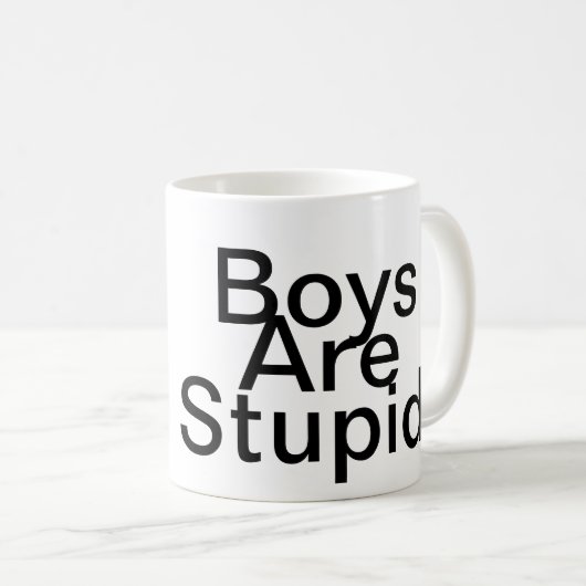 Jungen sind dumme Tasse (VorderseiteRechts)