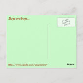 Jungen sind Jungen... Postkarte (Rückseite)